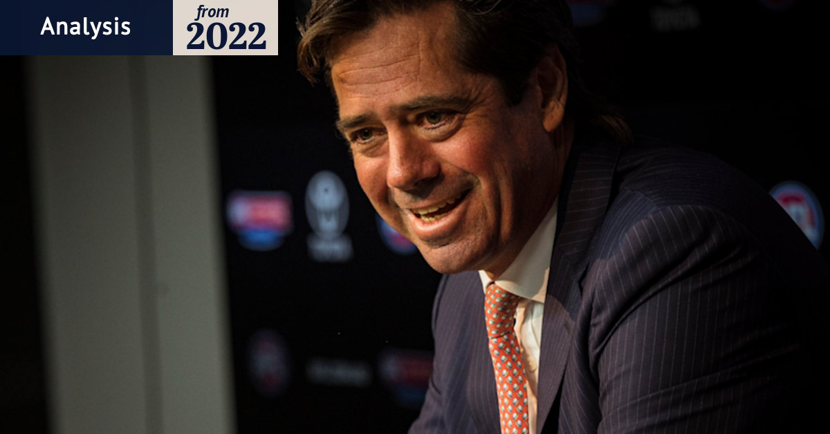 AFL 2022: Gillon McLachlan a deal maker for better and worse, writes ...