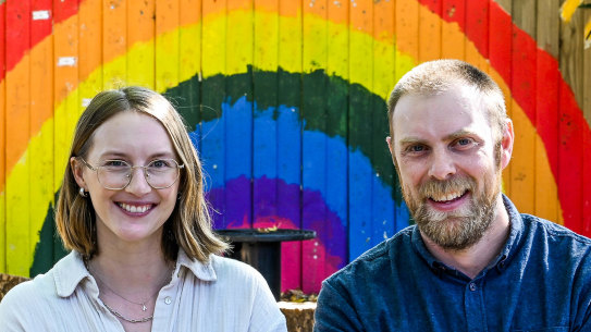 Alex Garde and Toby Jedwab, went to Sunnyside Kindergarten, in Malvern East, they sat next to each other in their kinder photo and went on to get married and have two kids. Sunnyside is celebrating its 80th anniversary.