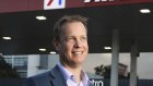 Ampol chief executive Matt Halliday has overseen a rebranding of the company’s petrol stations.