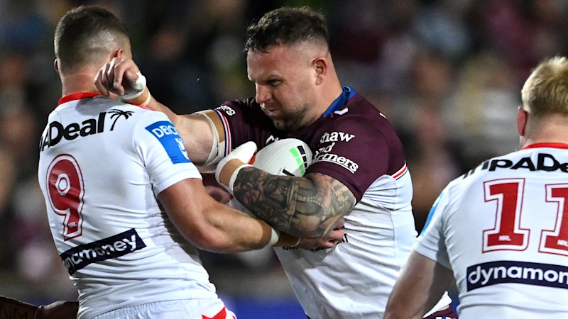 Manly beat St George Illawarra, but a fumble spoils a key try moment
