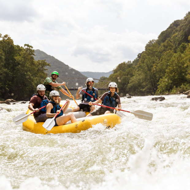 The New River Gorge offers some of the best white-water rafting in the US.