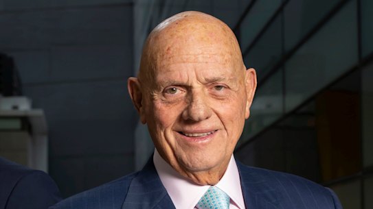 Premier Investments CEO Mark McInnes and chairman Solomon Lew 