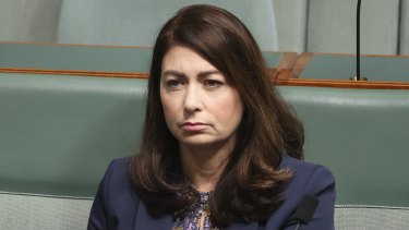Terri Butler pictured as the Member for Griffith in Parliament House, Canberra in March 2021.