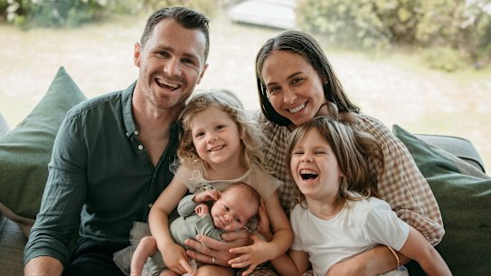 The Dangerfields with their three children.