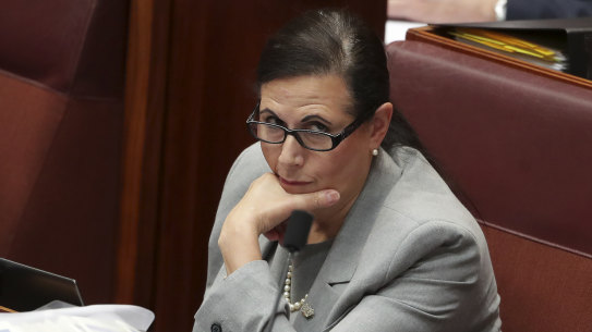 Liberal Senator Concetta Fierravanti-Wells has fired a parting shot to the Liberal Party membership via email.