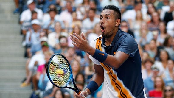 Nick Kyrgios at the US Open.
