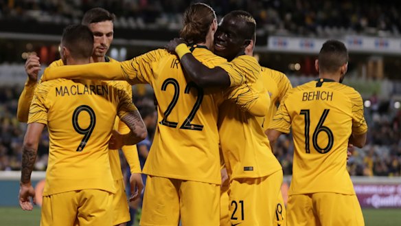 The Socceroos haven’t played a match since November 2019.