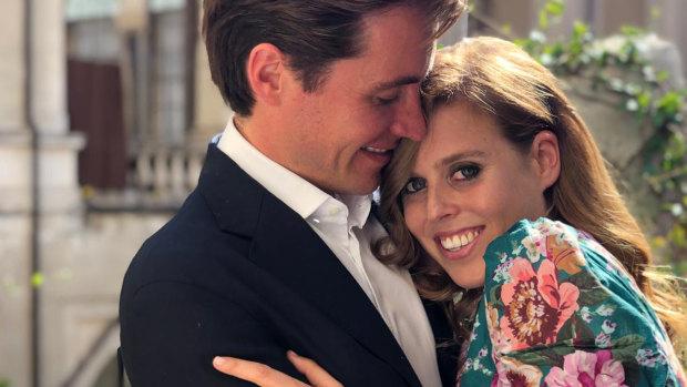 Princess Beatrice and Edoardo Mapelli Mozzi in Italy.