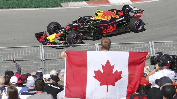 Clean sweep: Max Verstappen avoided dramas to be fastest in practice so far in Montreal.