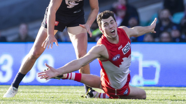 Tom McCartin's experimental stint in defence could end up being a permanent transformation for the Sydney Swans teenager.