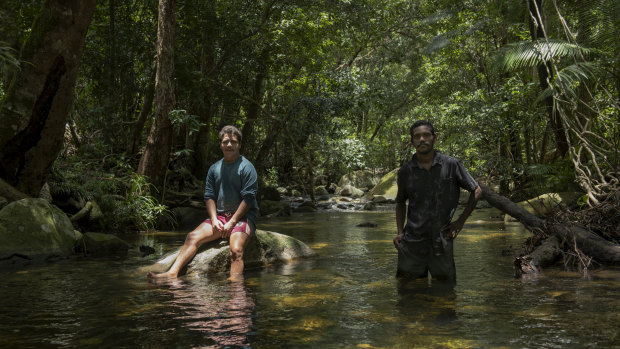 Yarrabah locals Jockton Fourmile (left) and Travis Burns have both enlisted with the army after completing the Kapani Warrior program. 