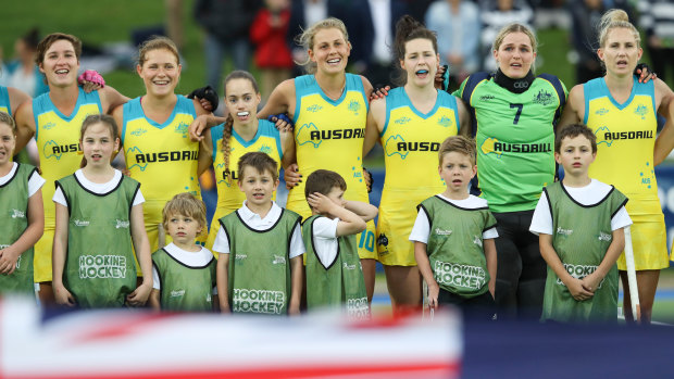 The Hockeyroos have earned a win in their World Cup opener.