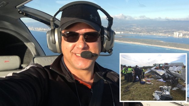 Ben Berg nearly died in the wreckage of his light plane after crashing at Caloundra Airport a year ago.