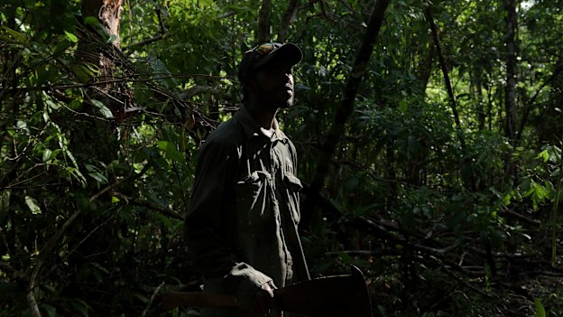 There are two Indigenous rangers working in land management at the national park. 