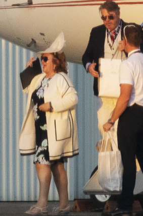 Gina Rinehart recently flew into Sydney with a man who looked an awful lot like Johan Dyrnes.