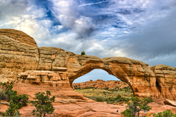 Arches National Park features more than 200 striking rock arches.