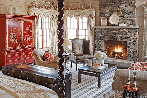 Twin Farms was decorated by interior designer Jed Johnson in 1993.