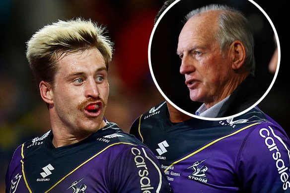 Cameron Munster and Wayne Bennett have not spoken since Munster re-signed with Storm.