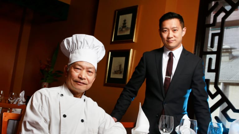 Father and son team of the Flower Drum restaurant, Anthony and Jason Lui. 