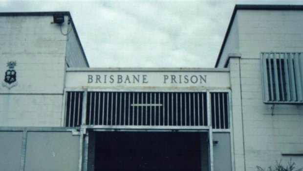 The main gate of Boggo Road Gaol featuring the coat of arms.