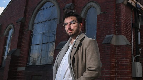 Jonathan O’Brien, from YIMBY Melbourne, says the unwanted church should make way for housing. 