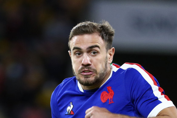 France’s Melvyn Jaminet in action during a 2021 international against Australia in Brisbane.