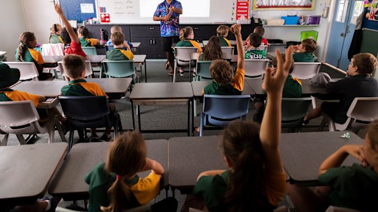 Language teacher Juan Walker says Kuku Yalanji gives students a deeper understanding of local history. 