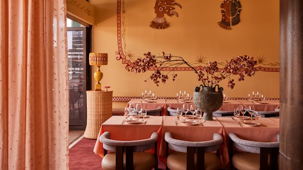 Akti’s dining room.