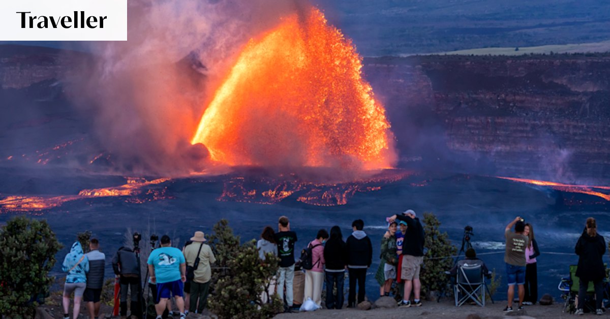 The jaw-dropping national park where lava erupts into the sky
