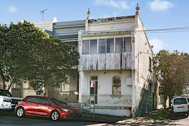 Despite its crumbling condition, the home sold for $355,000 more than its reserve.