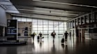 FIFO workers arrive home at Perth Airport after finishing their ‘swing’ at a mining site. 