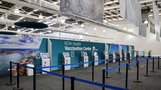 Appointments at the mass vaccination centre at Belmont, in the Hunter region, have been postponed to drive more vaccine supply to Sydney.