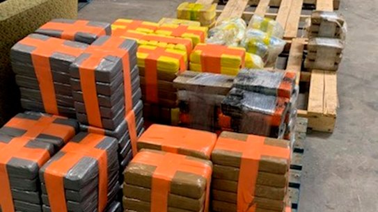 The drugs seized from a tunnel under the Otay Mesa area of San Diego, California.