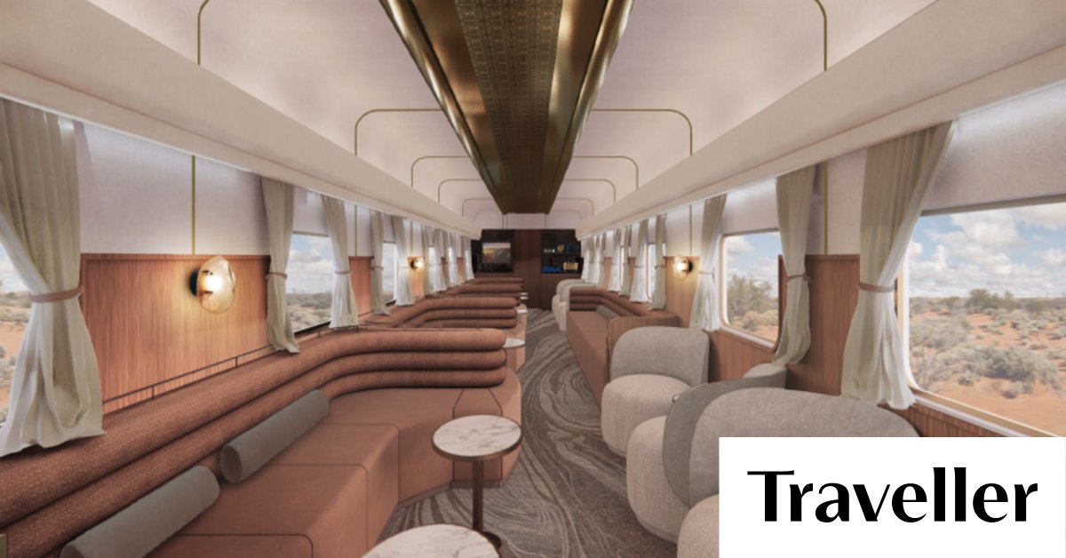 New class of luxury unveiled on board iconic Australian trains