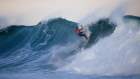 West Australian Jack Robinson surfing at the 2022 Bells Beach event. 