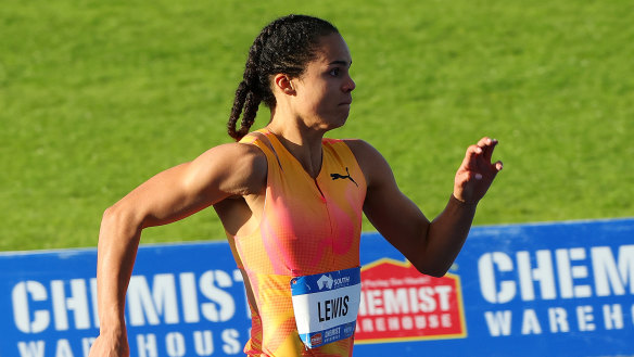 Australia’s fastest woman Torrie Lewis.