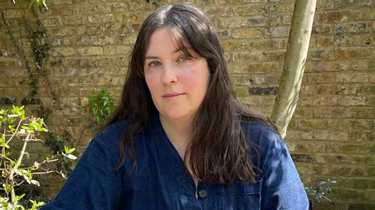 Evie Wyld, in her garden in London, says MeToo helped her bring the disparate female voices in her novel together, to work out they were part of the same story,