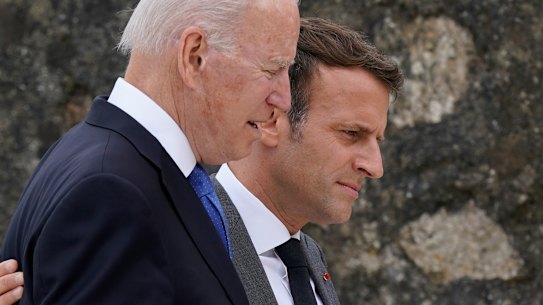 Emmanuel Macron openly welcomed Joe Biden’s election and praised him at G7. 