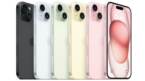 The standard iPhone this year gets pastel colours and a few new touches.