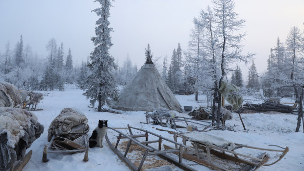 The remote village of Yar-Sale in Northern Siberia.