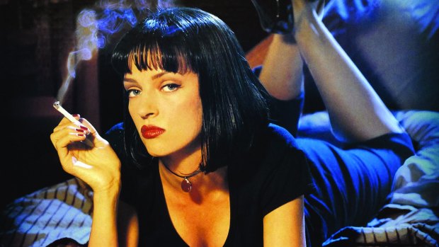 Uma Thurman in Pulp Fiction, the film that made Harvey Weinstein famous. 