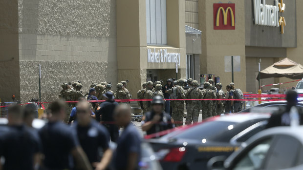 Several law enforcement agencies respond to the El Paso shooting. 