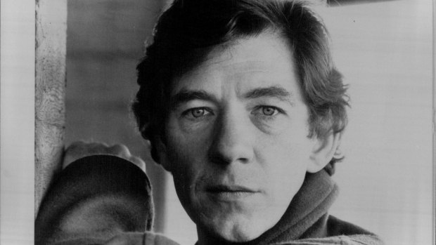 The young Ian McKellen at the National Theatre in Britain in 1984.