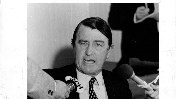 “A little angry,” said Neville Wran after the royal commission report exonerated him.