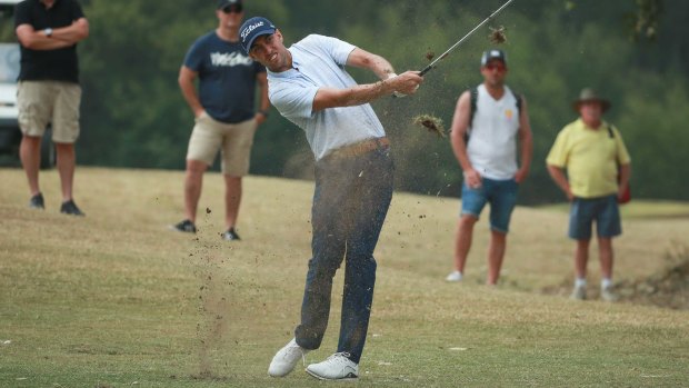 Justin Warren shares the NSW Open lead after the third round of the tournament at Twin Creeks Golf and Country Club.