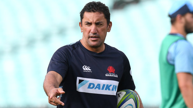 Winning and losing: Coach Daryl Gibson has a winning record of 43.8 per cent during four seasons as Waratahs head coach. 