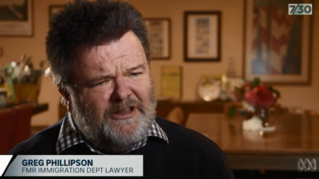 Former immigration department lawyer Greg Phillipson believes he has paid a price for speaking to the media.