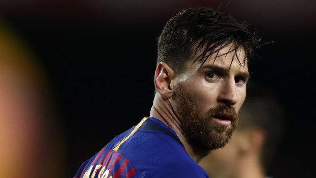 'Great to watch': Lionel Messi was at his God-like best for Barcelona at the weekend.