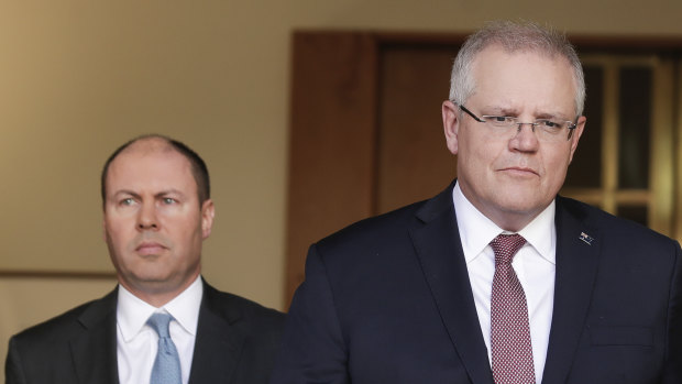 Treasurer Josh Frydenberg and Prime Minister Scott Morrison will announce the government's plans for JobKeeper and JobSeeker on Tuesday.