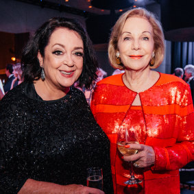 Wendy Harmer and Ita Buttrose annual Andrew Ollie media lecture on Friday night. 